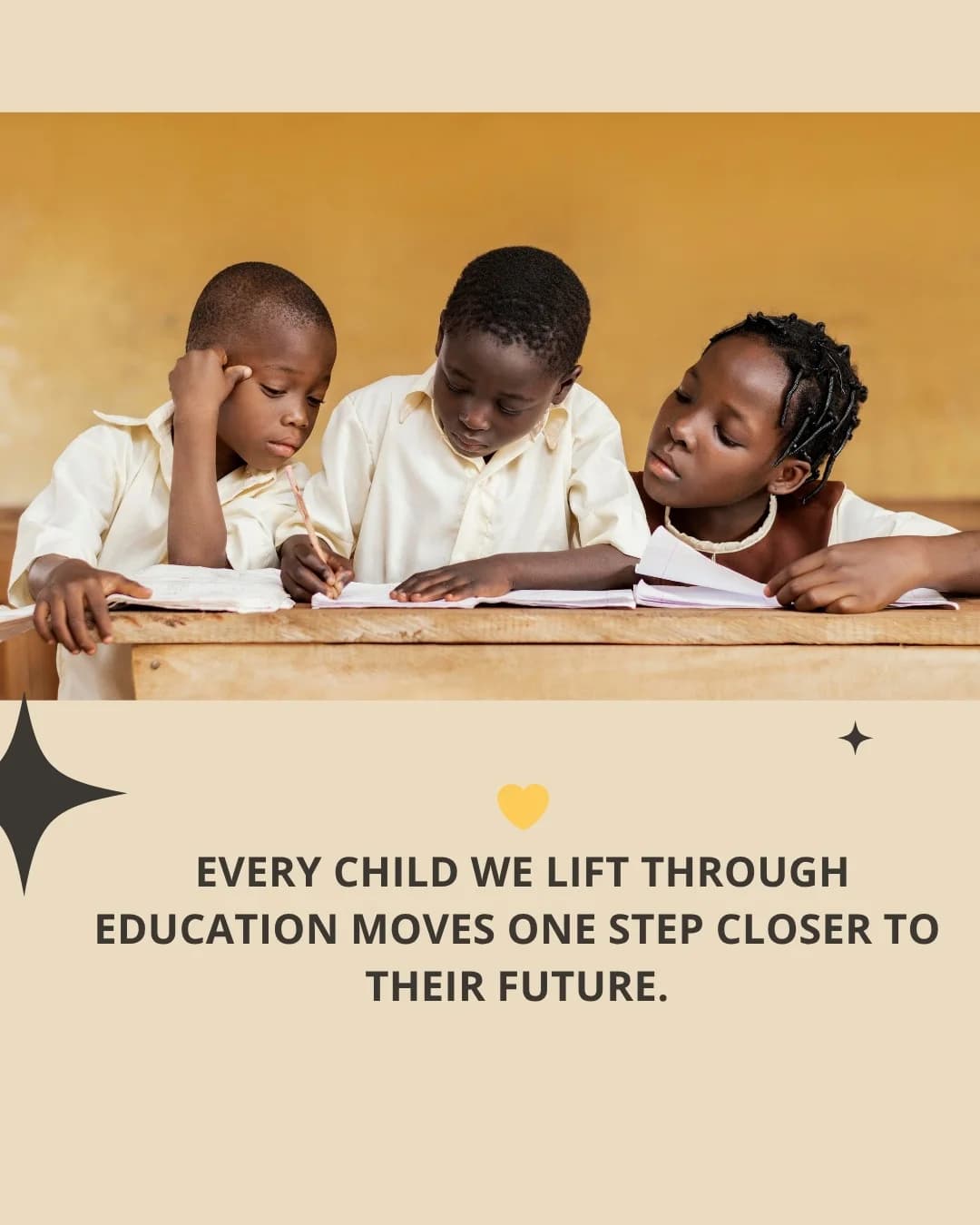 Children in the Mathare community supported by Mercy of Hope